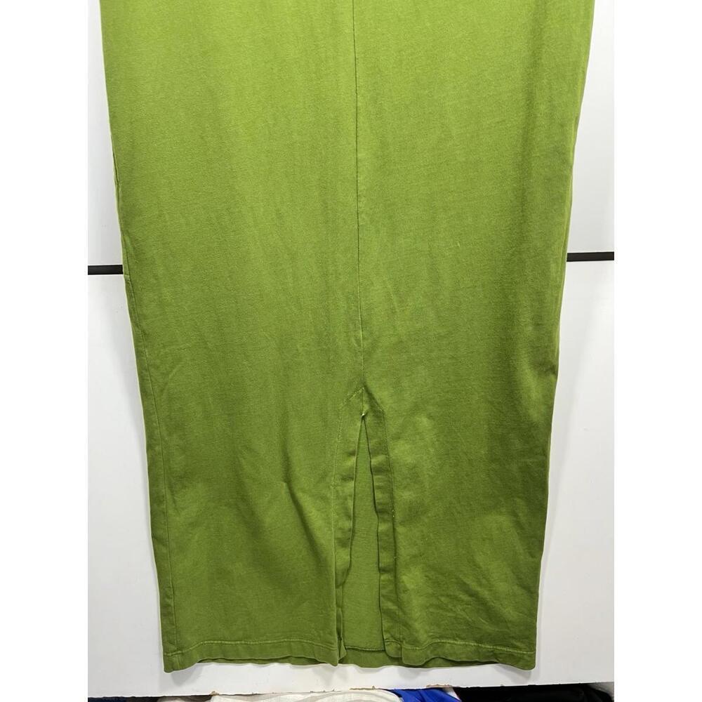 VELVET By Graham & Spencer Cotton Sleeveless Midi Dress Size Small Grass Green - Picture 8 of 9